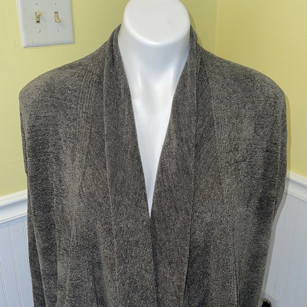 Barefoot Dreams CozyChic Ultra Lite Shawl Pointelle Cardi. Size small. - Picture 2 of 8